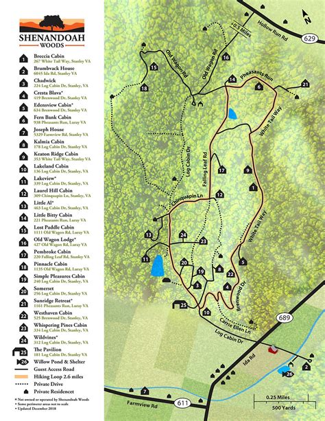 Maps And Directions For Shenandoah Woods