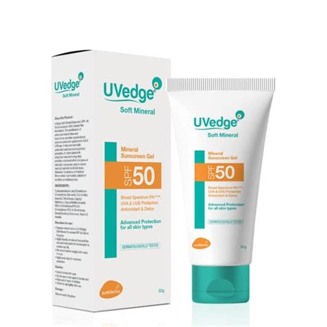 UVedge Soft Mineral SPF 50 Sunscreen Gel Aurel Derma