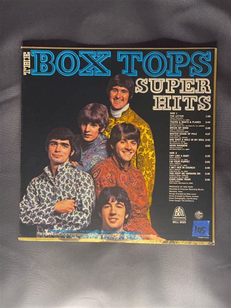 LOT 105 THE BOX TOPS SUPER HITS 1968 VINYL EstateSales Org