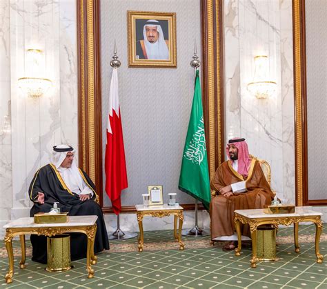 HRH The Crown Prince And Prime Minister Meets With The Crown Prince And