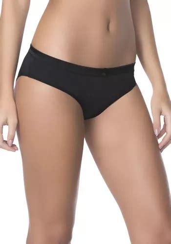 Bikini De Microfibra Negro intime Cuotas sin interés