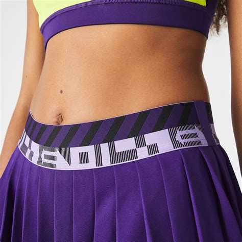 Lacoste Performance Women's Tennis Skirt Purple/yellow