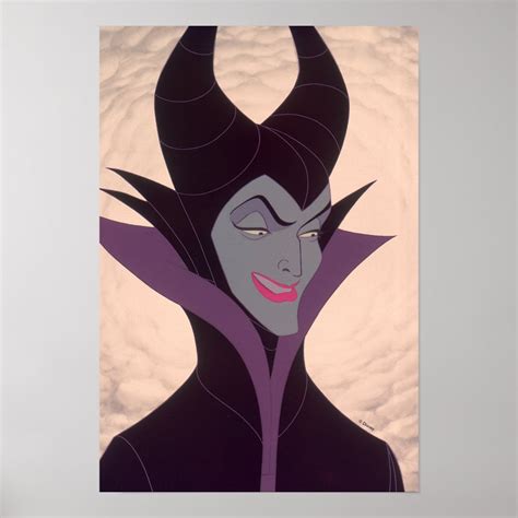 Maleficent With A Smile Poster Zazzle