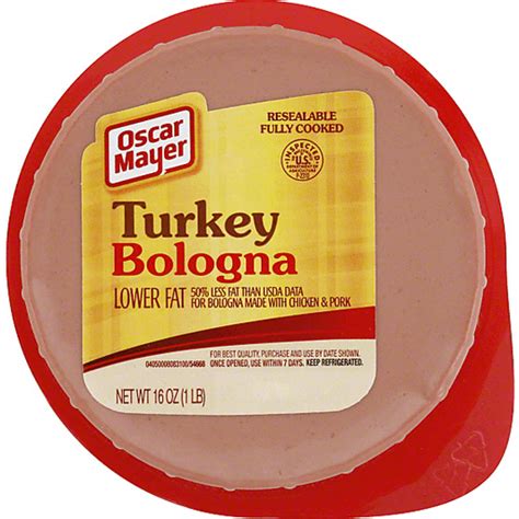 Oscar Mayer Bologna Lower Fat Turkey Buehlers