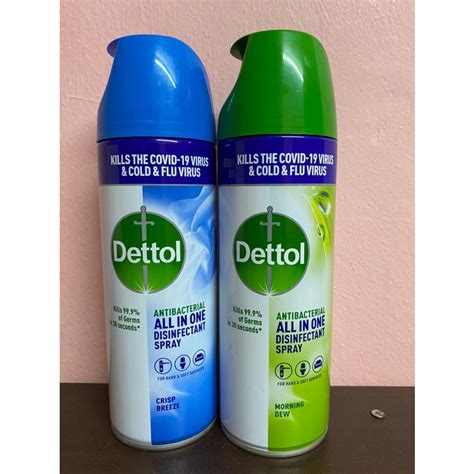 Dettol Disinfectant Spray Crisp Breeze Morning Dew Ml Shopee Malaysia