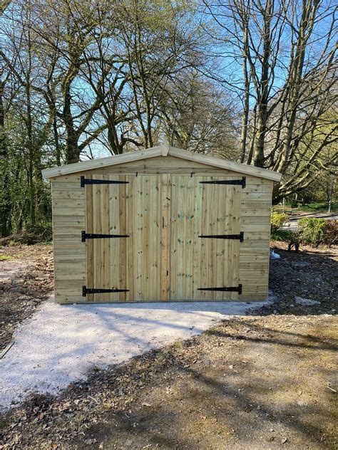 Garden Shed Workshop Super Heavy Duty Tanalised X Apex Mm T G X