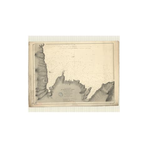 Reproduction carte marine ancienne 3474 TERRE NEUVE Côte Nord Est