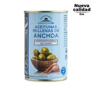 Precio De Dia Vegecampo Aceitunas Rellenas De Anchoa Sin Potenciador