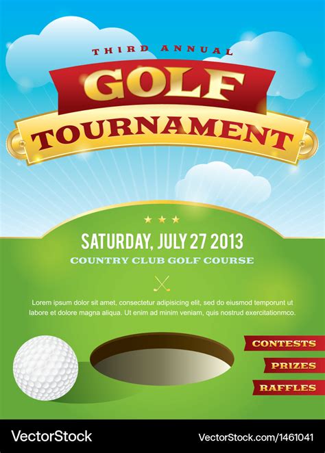 Golf Tournament Invitation Template