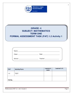 Wced Formal Assessment Tasks Complete With Ease AirSlate SignNow