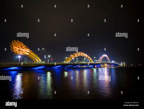 Dragon Bridge Da Nang Stock Photo Alamy