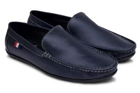 Plain Daily Wear Leather Loafers For Men Slip On Shoe At Rs Pair