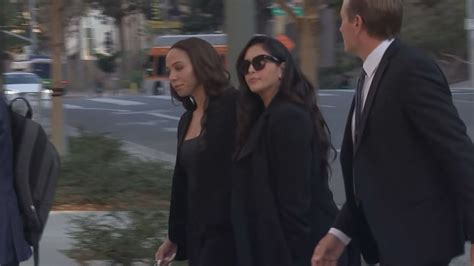 Vanessa Bryant Widow Of Kobe Bryant Arrives To Court To Testify In