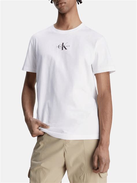 Calvin Klein Jeans Monologo Regular Tee T Shirt Uomo Nencini Sport