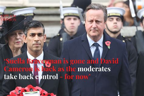 Analysis Braverman Is Gone And Cameron Is Back As The Moderates Take