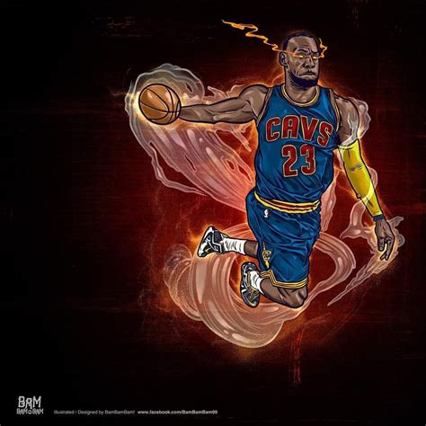 Lebron James Cartoon Wallpapers Wallpaper Cave