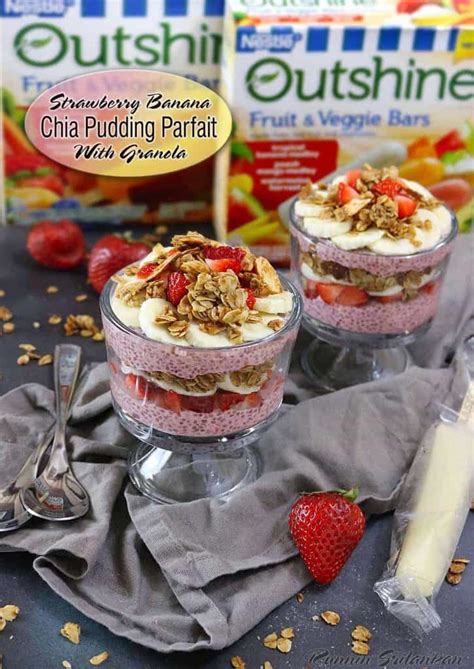 Strawberry And Banana Chia Pudding Parfait Savory Spin