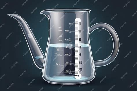 Premium Photo The Scale Measuring Jug 400ml Jug With Measuring Scale