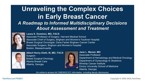 Unraveling The Complex Choices In Early Breast Cancer A Roadmap To