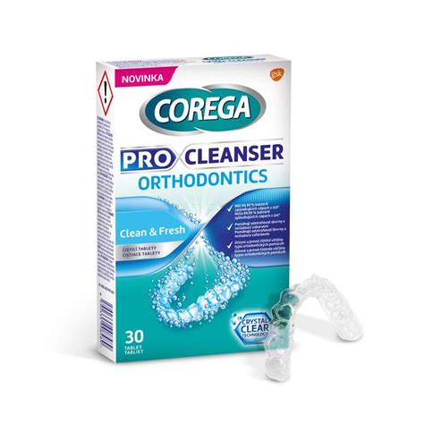 Corega Pro Cleanser Orthodontic Tabs Tablete I Otopine Za I Enje Set