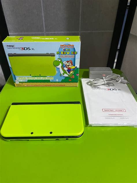 New Nintendo 3ds Xl Special Edition Lime Green Video Gaming Video Game Consoles Nintendo