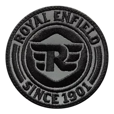 Parche Bordado Relfectivo Royal Enfield Since Circular