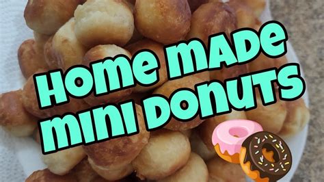 Home Made Mini Donuts Ala Doray YouTube