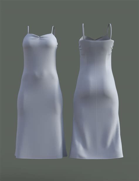 Dforce Summer Cocktail Slip Dress For Genesis And Females Daz D