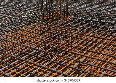 Production Reinforced Concrete Frame Construction Site Stock Photo ...