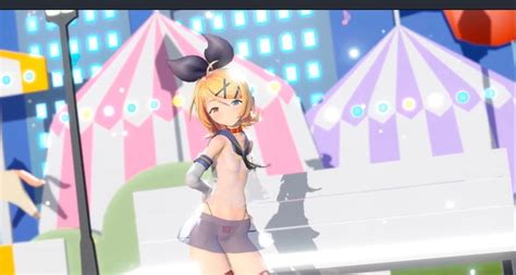 【mmd】鏡音リン Kagamine Rin 【sweet Magic スイートマジック】【iwara】 鏡音リン