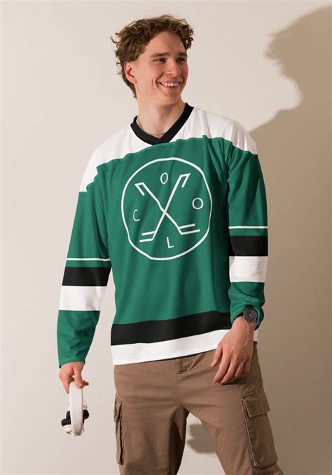 All-Over Print Recycled Hockey Fan Jersey | Printful