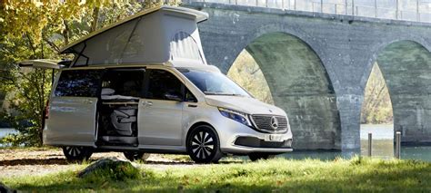 Mercedes-Benz unveils camper version of the EQV for an electric 'van ...