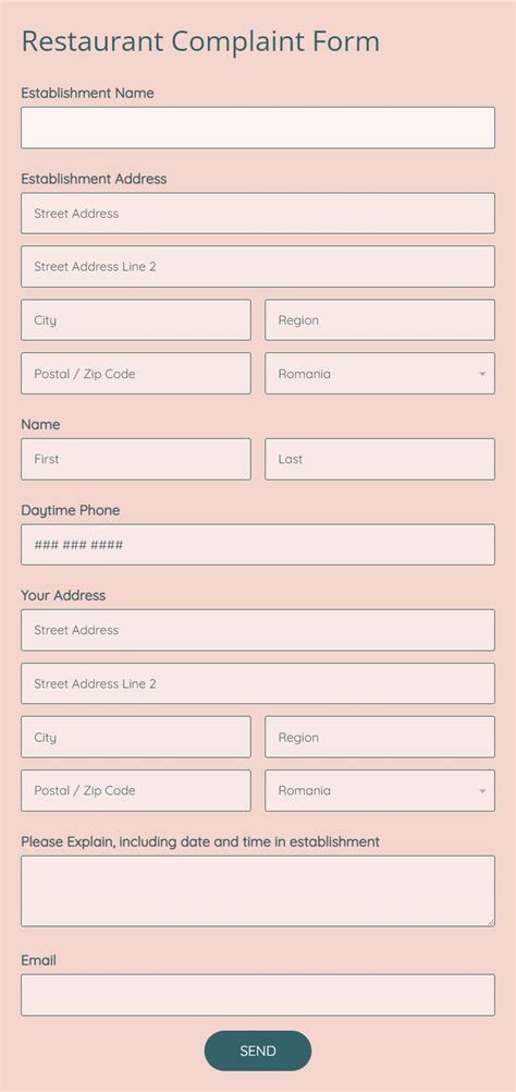 Making A Complaint Template Printable Templates