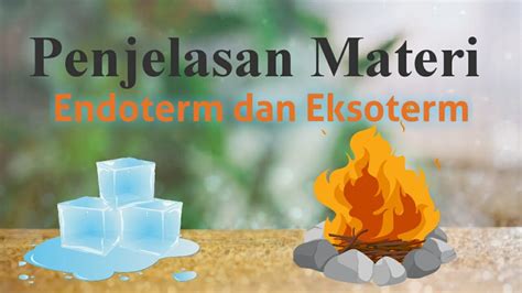 Penjelasan Endoterm Dan Eksoterm Dalam Termokimia Youtube