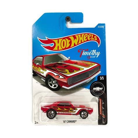 MERAH Hotwheels 67 Camaro Fifty Muscle Red Ori Mattel Shopee Malaysia