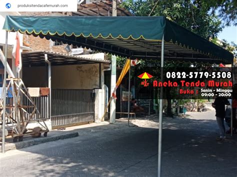 Harga Tenda Terop Miring Surabaya Tenda Cafe Produksi Termurah