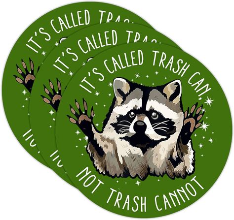 Amazon 3Pcs It S Called Trash Can Not Trash Cannot Stickers