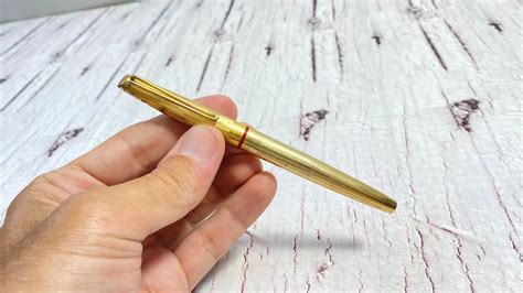 Vintage Golden National Fountain Pen, Vintage Gold Nib Ink Pen ...