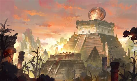 ArtStation - Mayan Civilization, Bigball Gao