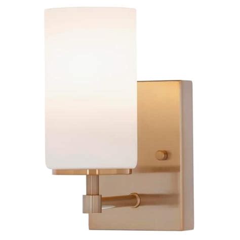 Generation Lighting Alturas 4375 In Satin Brass Modern Contemporary Wall Sconce Vanity Light