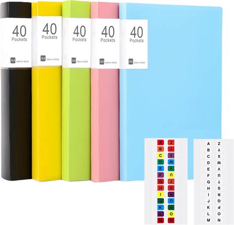 Ziffs Office® 8 X 30 Pocket A4 Display Folders A4 Display Folders