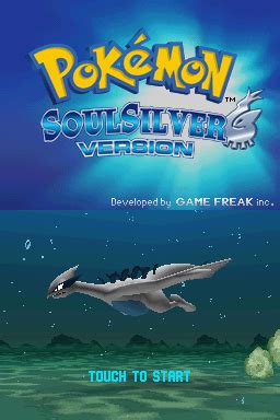 Screenshot Of Pok Mon Soulsilver Version Nintendo Ds Mobygames