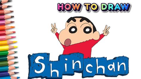 Shin chan drawing simple | shinchan sketch step by step - YouTube