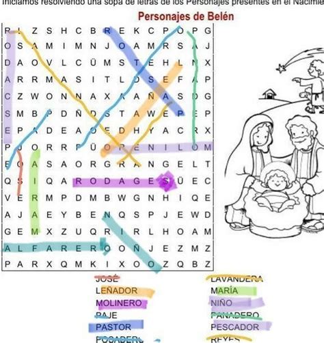 Iniciamos Resolviendo Una Sopa De Letras De Los Personajes Presentes En