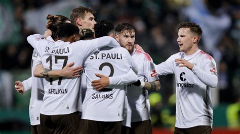 4 1 im DFB Pokal St Pauli zerstört Homburgs Traum