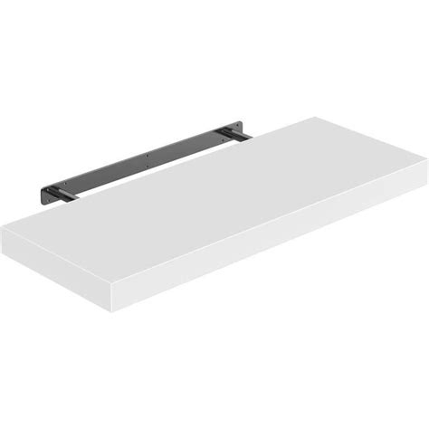 Etag Re Murale Flottante Cm Blanc Mdf Robuste Effet Flottant Support