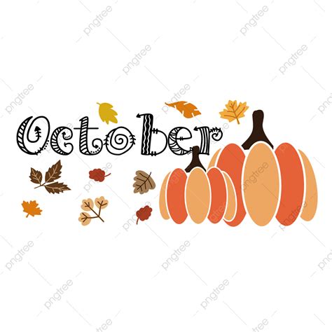 Line Art Svg Vector Art PNG, October Art Font Clip Art Svg, October ...