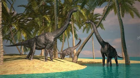 Brachiosaurus Dinosaurs — Stock Photo © Kostphoto 45297777