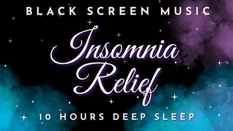 Deep Sleep Music For Insomnia ☯ Black Screen Sleep Music ☯ Fall Asleep