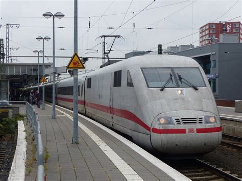 Als Vorne Laufender Kopf Des Ice Nach Kiel In M Nster Hbf